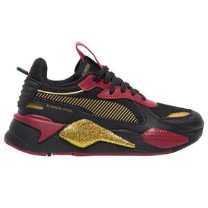 ✨ [NEW] PUMA RS-X GLITZ CC BLACK TIBETAN RED GOLD WOMENS SIZE 8.5 SNEAKERS ✨
